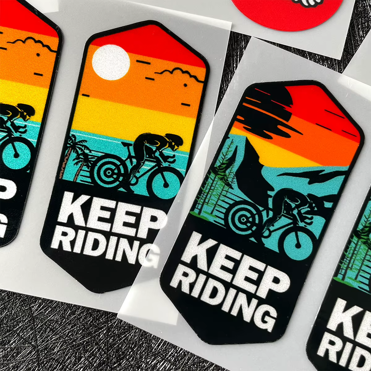 Autocollants réfléchissants pour cadre de vélo électrique