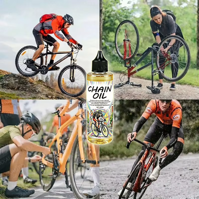 Huile lubrifiante pour chaîne de vélo