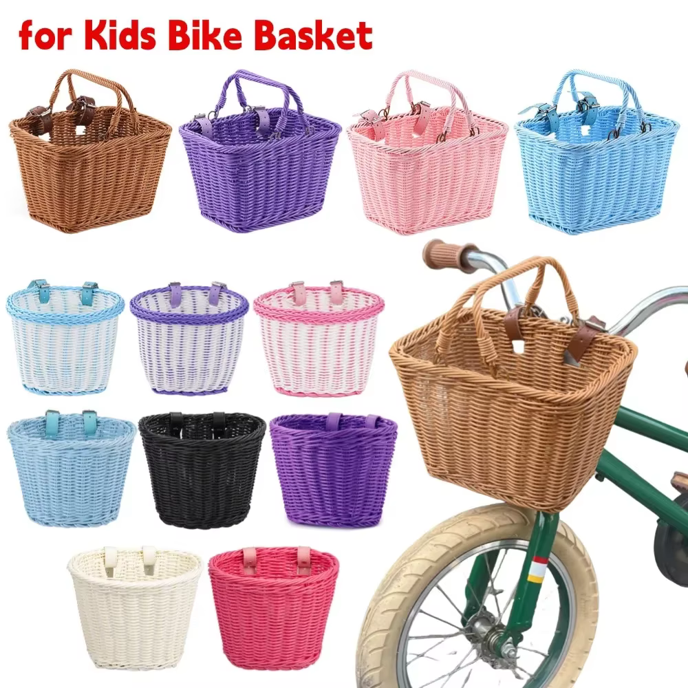 Mir de vélo en rotin tissé à la main pour enfants et adultes