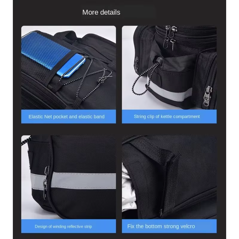 Sac de support arrière de vélo 27L