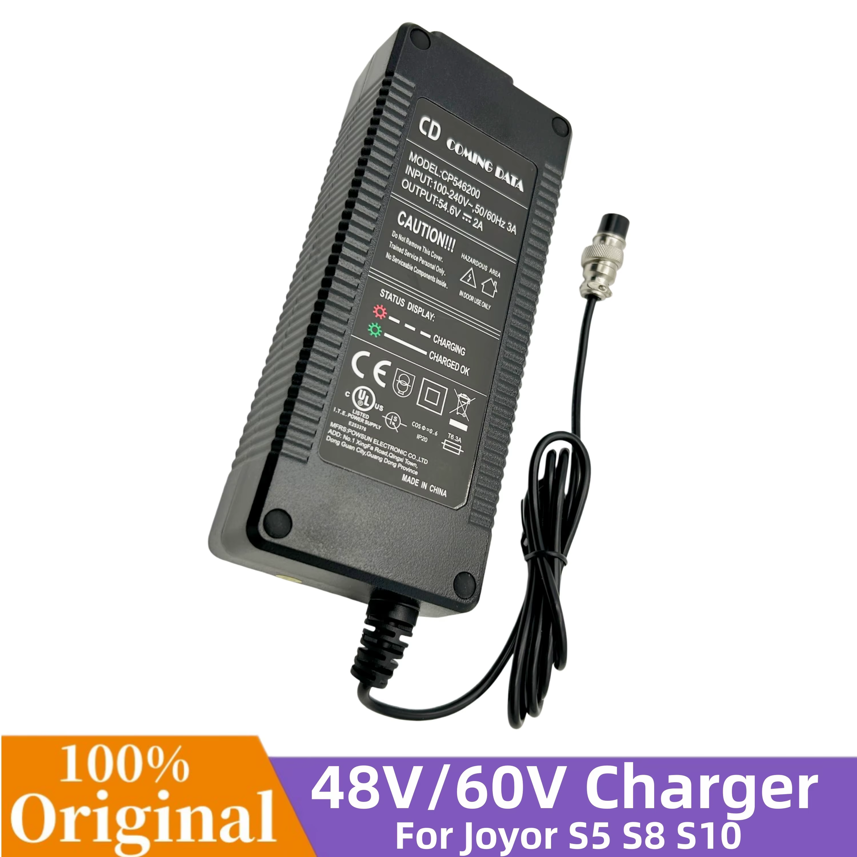 Chargeur d'origine Joyor S5 S8 S10 S5pro S5z S10z T6 T10
