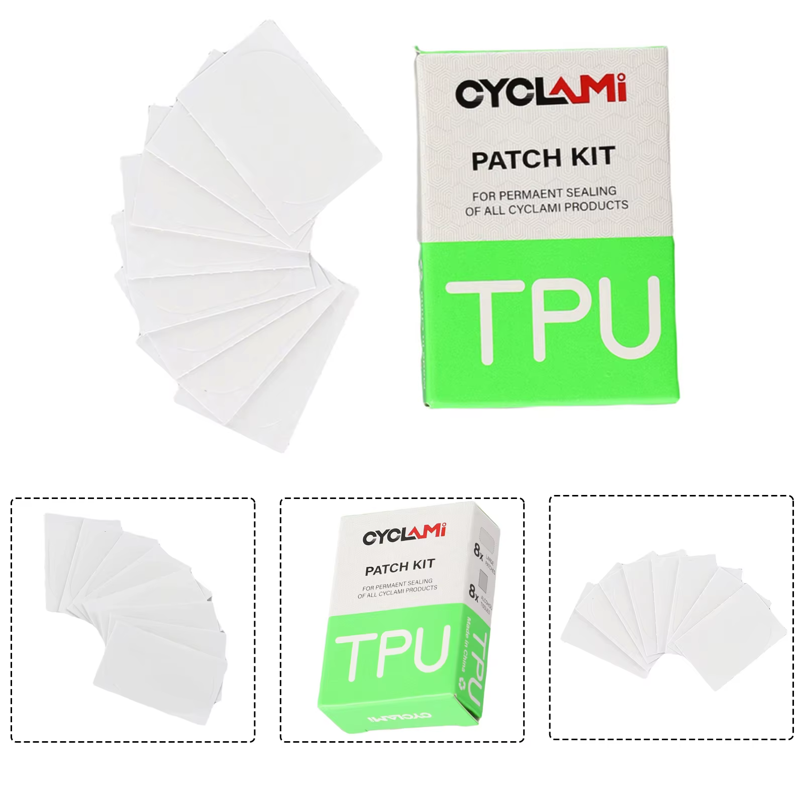 8x patchs de réparation de vélo