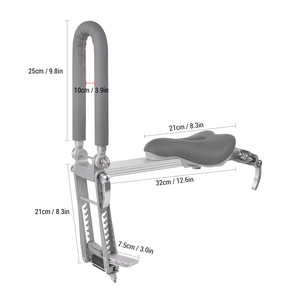 Siège de vélo pliable ultra léger pour enfants
