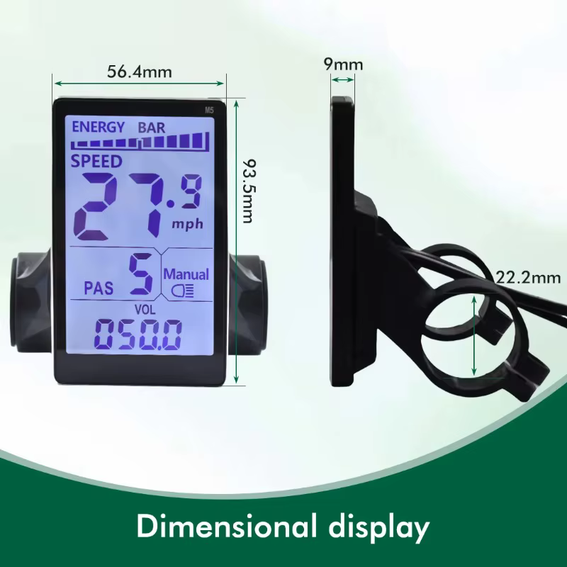 Écran LCD pour vélo électrique M5