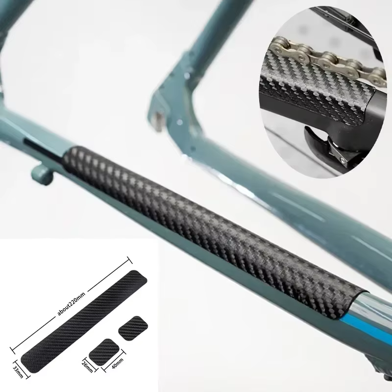 Protecteur de chaîne de vélo noir