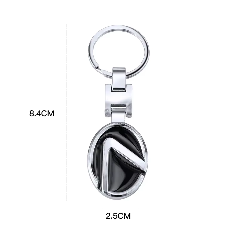Porte-clés de voiture en métal, accessoires et ornements pour Lexus RX330 IS250 Ct200h ES300h RX350 IS300h NX300h RX400h ES350 UX250h UX