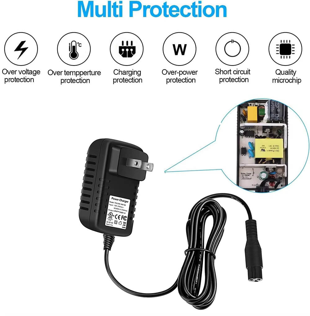 Chargeur de batterie de Scooter 24V