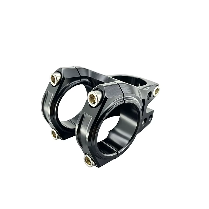Tige de vélo de montagne tout-terrain/enduro 35 mm 1-1/8 pouces en alliage d'aluminium 2014-T6 usiné CNC ultra-rigide antidérapant