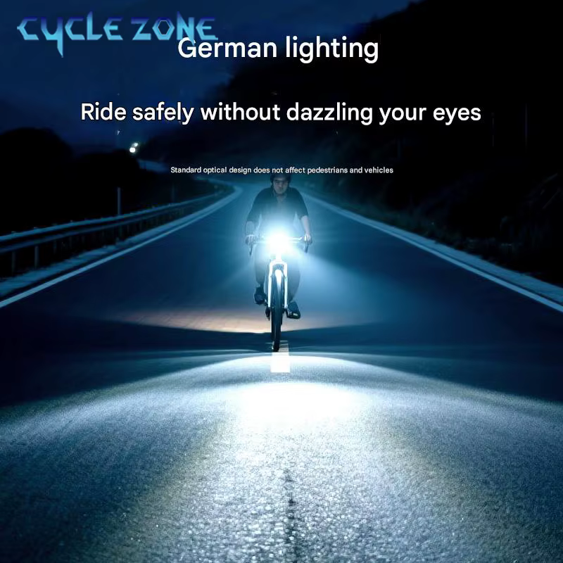 Lampe solaire avant de vélo TYPE-C