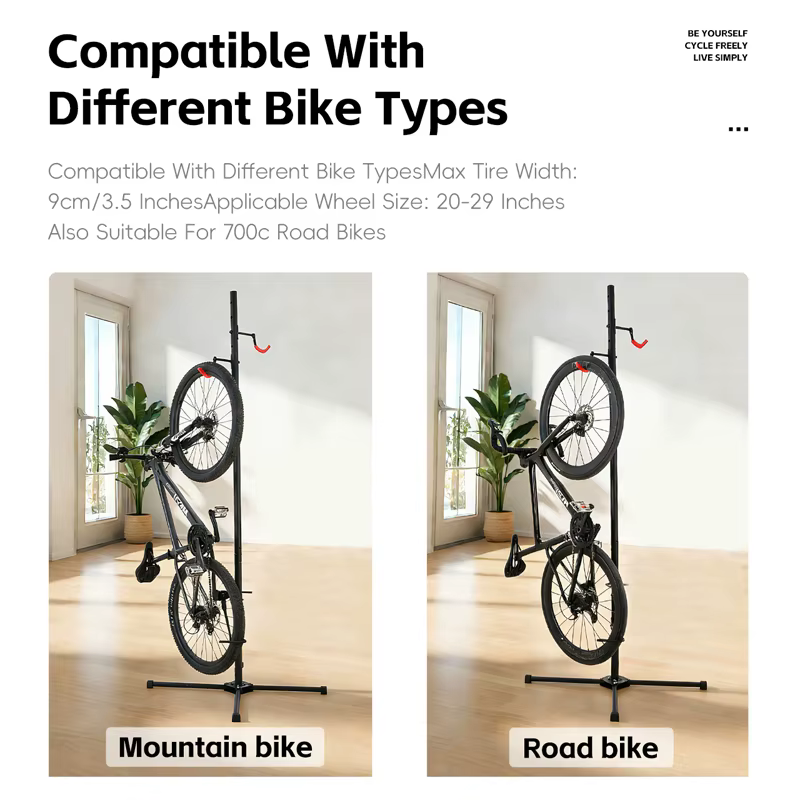 Support de vélo vertical WEST BIKING pour garage