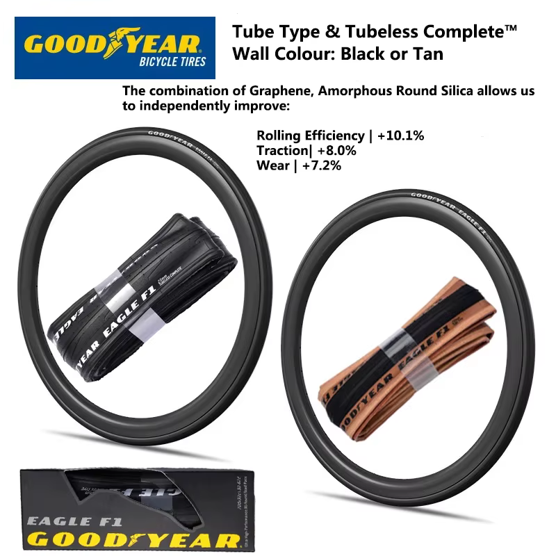 Goodyear Eagle F1 pneus de vélo 700x2 5/700X28C Tube pneu
