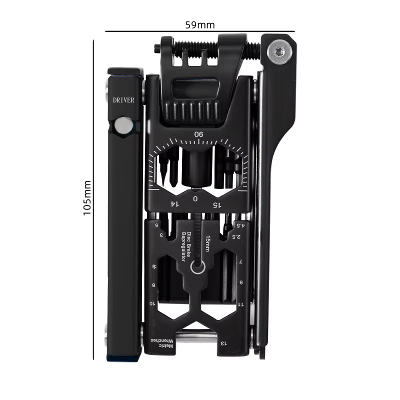 Kit d'outils de réparation de vélos multifonctionnel
