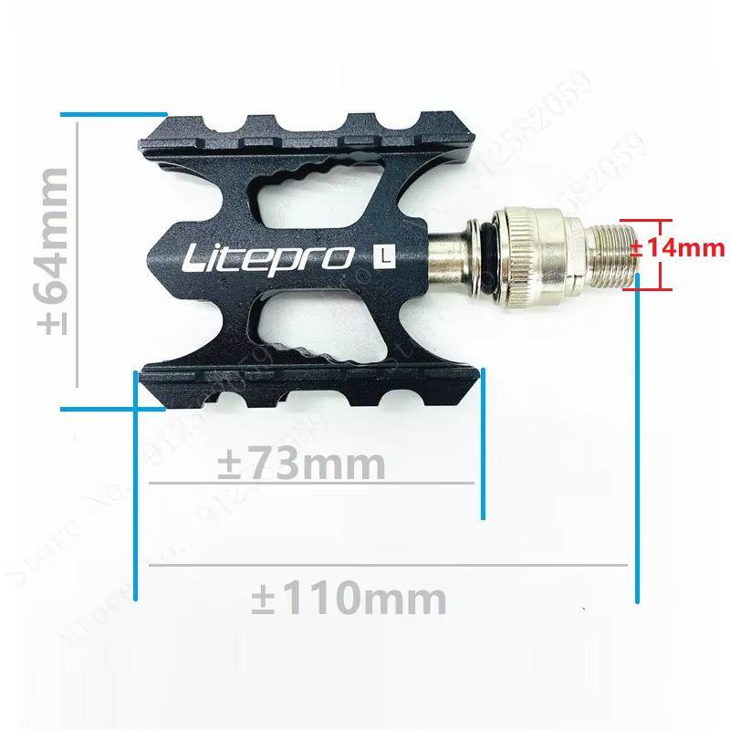 Litepro – pédale de vélo pliante pour Brompton