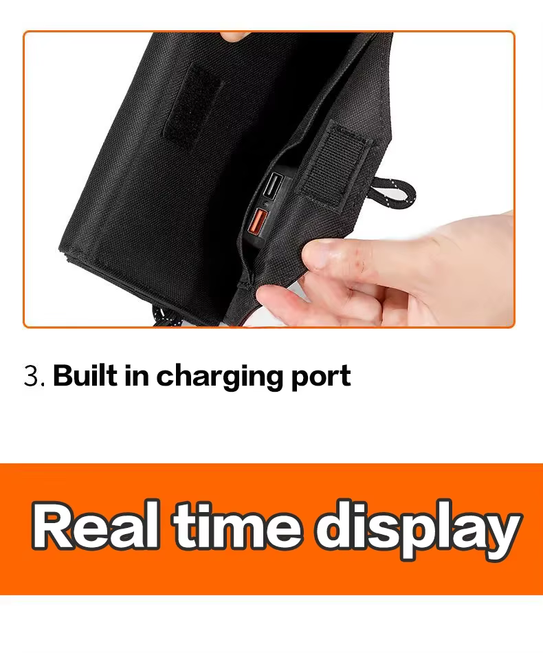 Panneau solaire pliable 6 fois 800W 20 w/h panneaux solaires portables chargeur rapide USB 5V DC