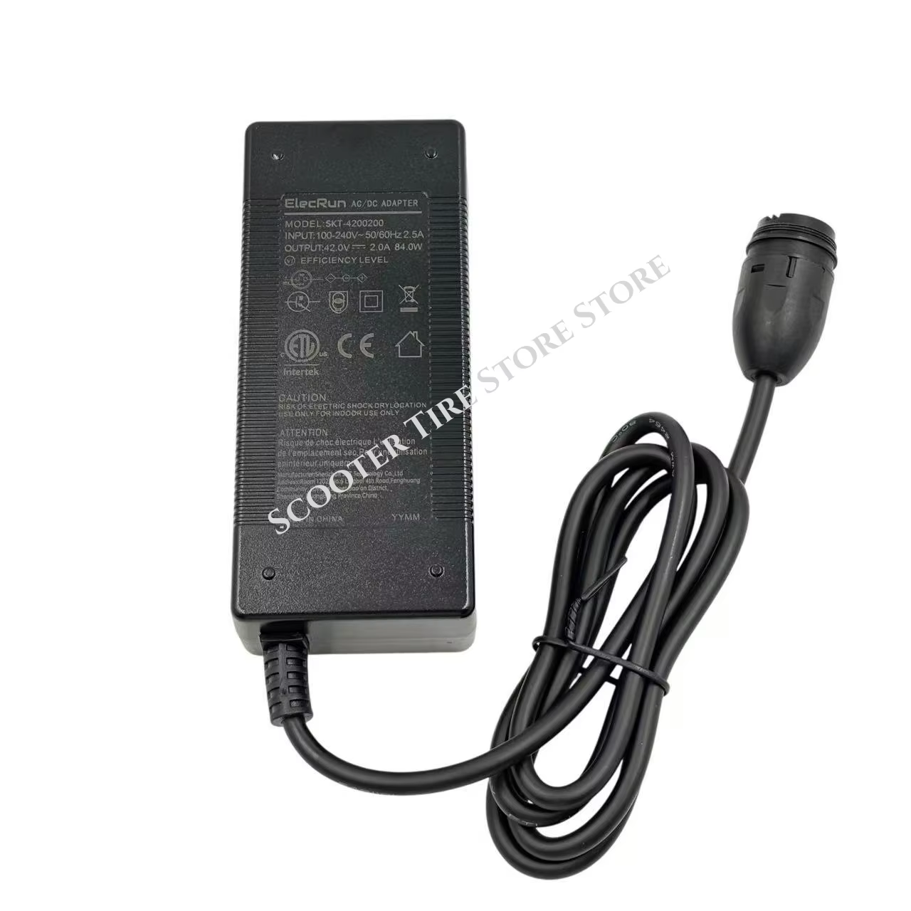 Chargeur Li-Ion Elecrun 42V 2A pour vélo électrique spécialisé à prise Rosenberger-chargeur de batterie