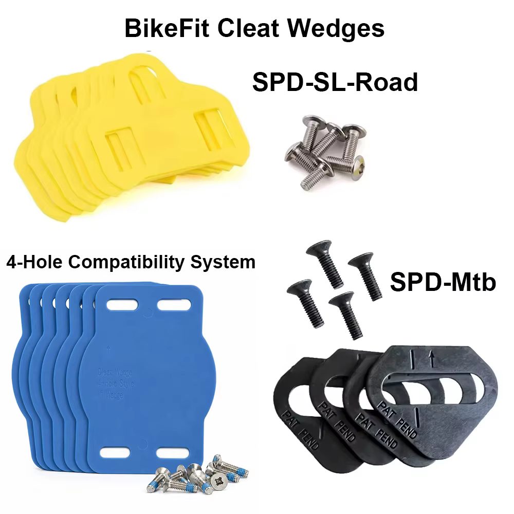 Cales de taquet de raccord de vélo pour Shimano Road SPD-SL & vtt SPD ATAC SpeedPlay manivelle Bros crampons 8 pièces/pa