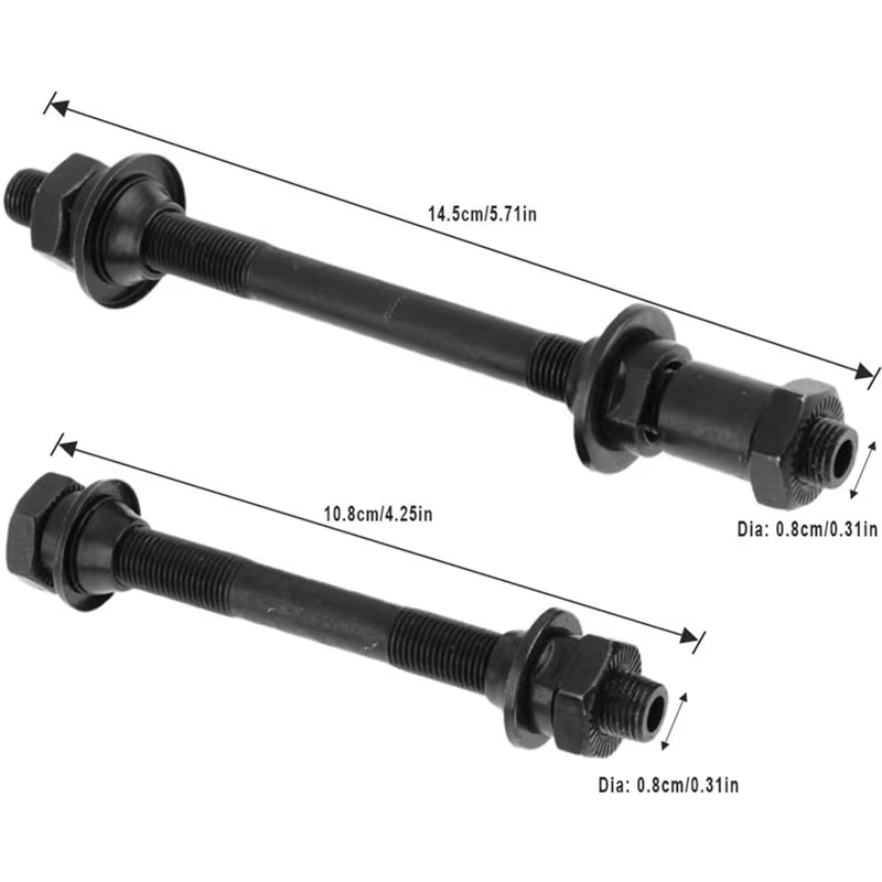 Axe de vélo brochette à dégagement rapide axe