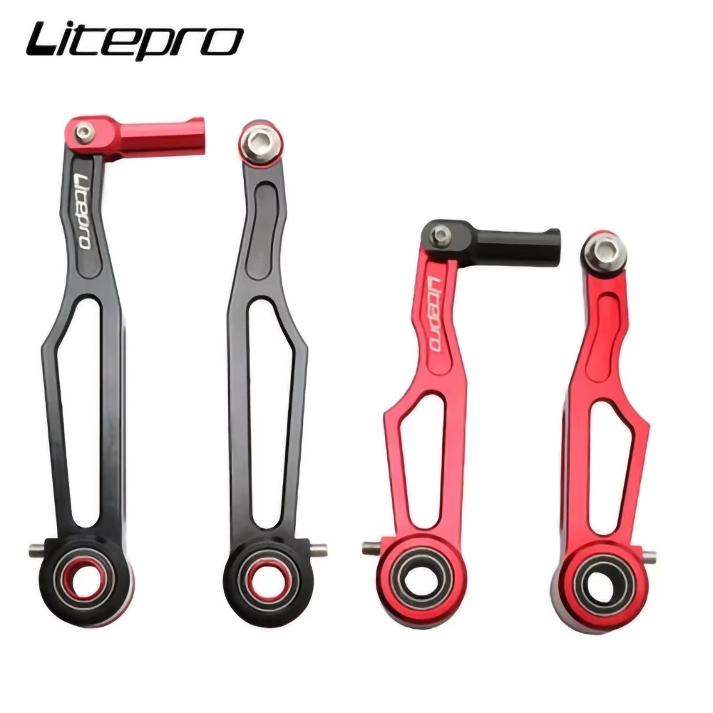 Litepro-Bras de frein en V en alliage d'aluminium pour vélo pliant, pince en V ultralégère CNC, court et long, accessoires de vélo, 82mm, 412mm, 108