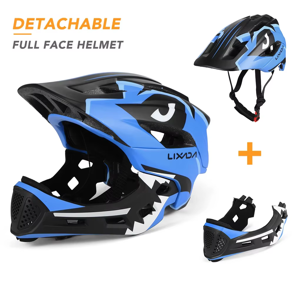 Casque intégral réglable pour enfants – Protection légère pour le vélo