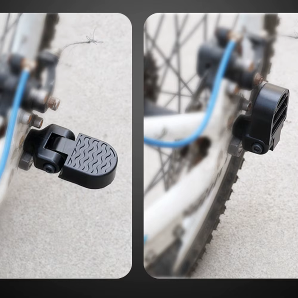 Pédale arrière de vélo électrique roue