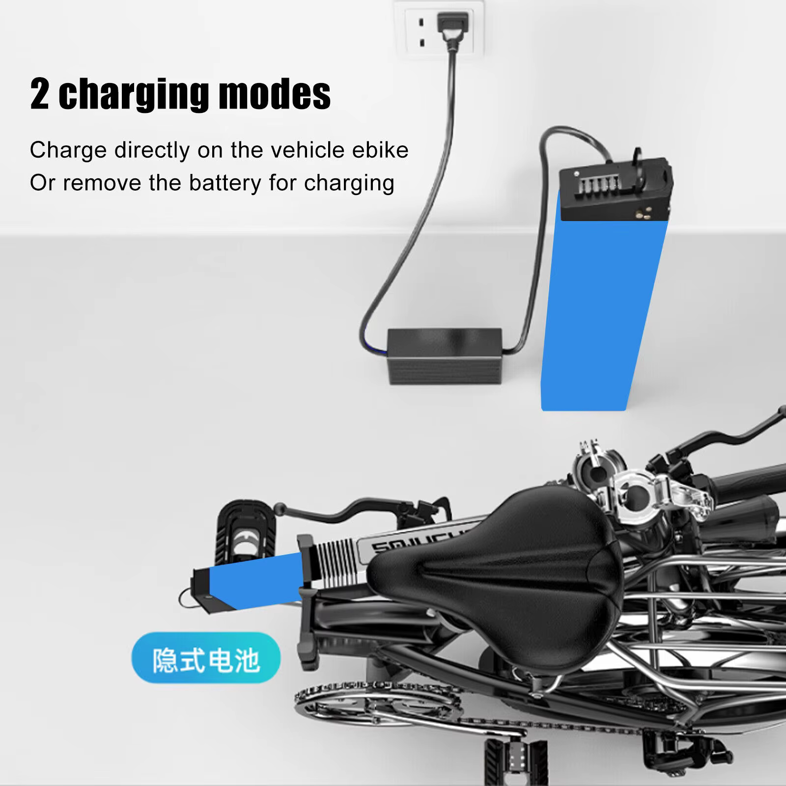 Batterie de remplacement pour vélo Li-ion 48V 52V 15Ah 17.5Ah