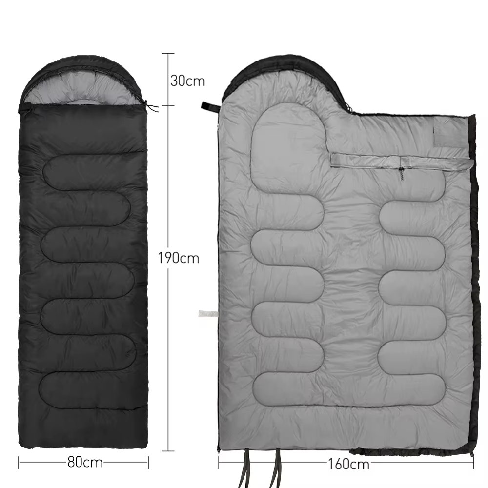 Sac de couchage de Camping léger, enveloppe chaude pour 4 saisons, sac de couchage d'hiver en coton pour maman en plein air
