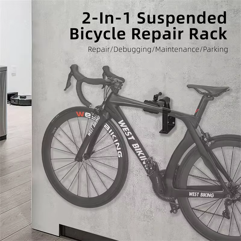 Support de réparation de vélo mural intérieur