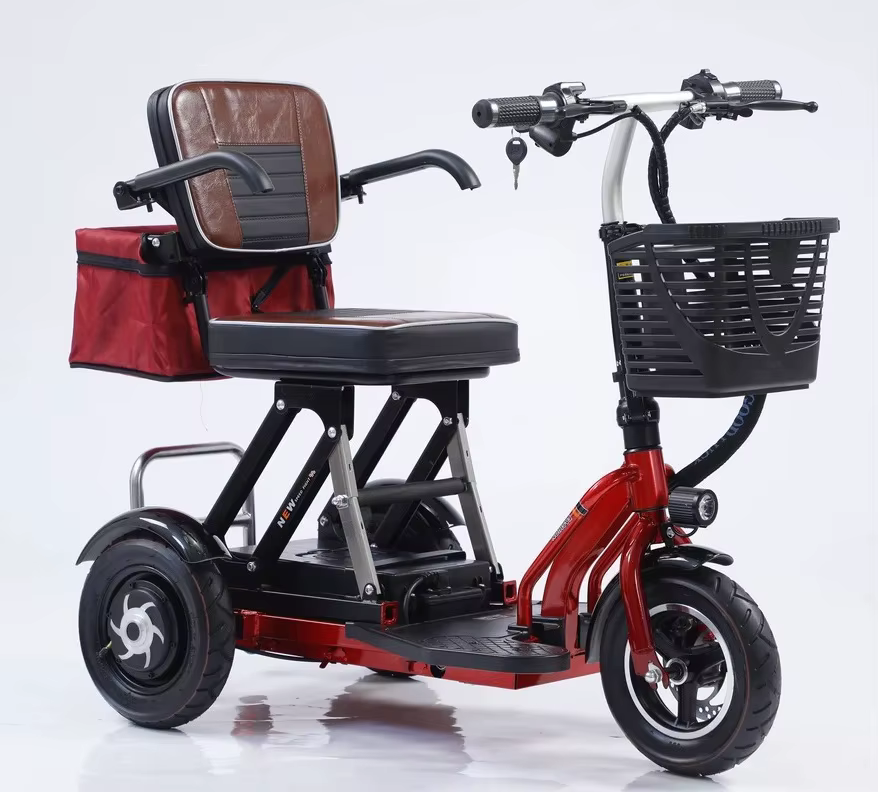 Vélo électrique à double moteur en titane pour mobilité réduite