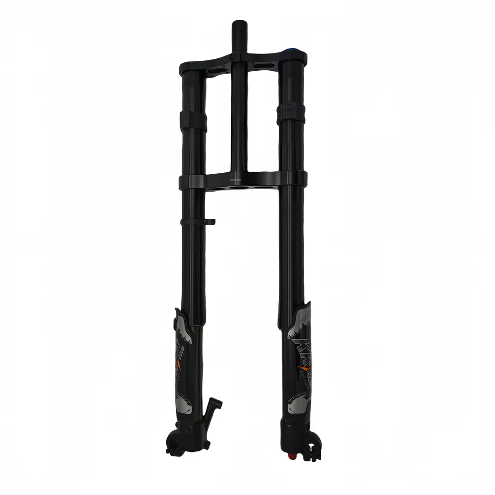 KKE Fourche avant pour gros vélo de 20 pouces, axe 135 × 15 mm, tube droit