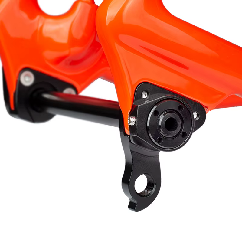 Accessoires d'essieu traversant cadre de vélo M12x1.5mm ront écrous de roue arrière moyeux