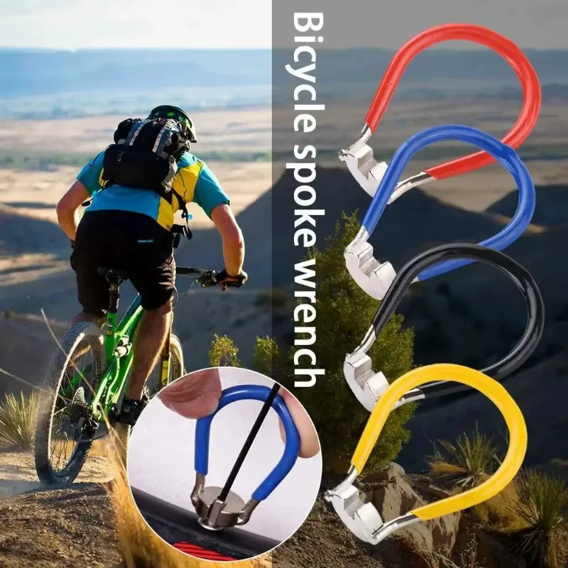 Clé à rayons de vélo, outil de centrage de jante