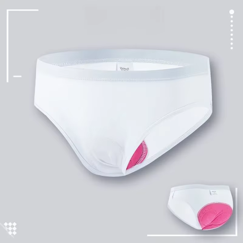 Sous-vêtements de vélo avec coussinet en Silicone respirant évacuant l'humidité