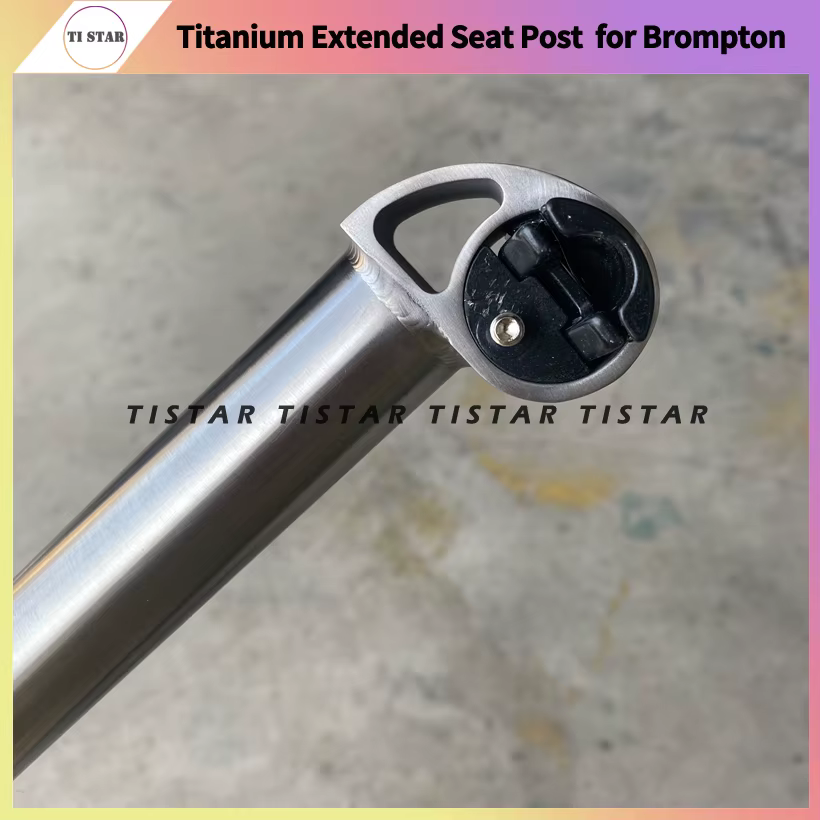 Tige de selle en titane pour vélo Brompton
